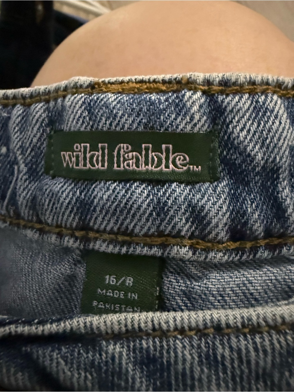 Sz16 31.5 inseam Women’s Hi Rise Cargo Blue Cargo Jeans - Picture 6 of 9